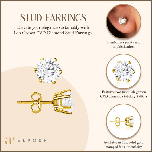 The Complete Guide to Buying Diamond Stud Earrings