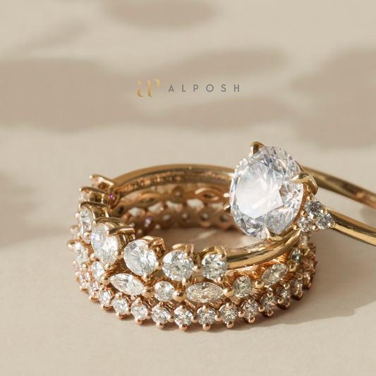 How to Build the Perfect Wedding Ring Stack