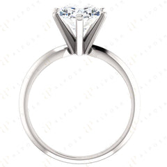 Bague solitaire ovale en moissanite 10 carats pour femme 3,00 TCW