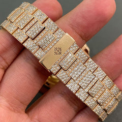 Iced Out Patek Philippe Nautilus Moissanite Watch | Patek Philippe Diamond Watch